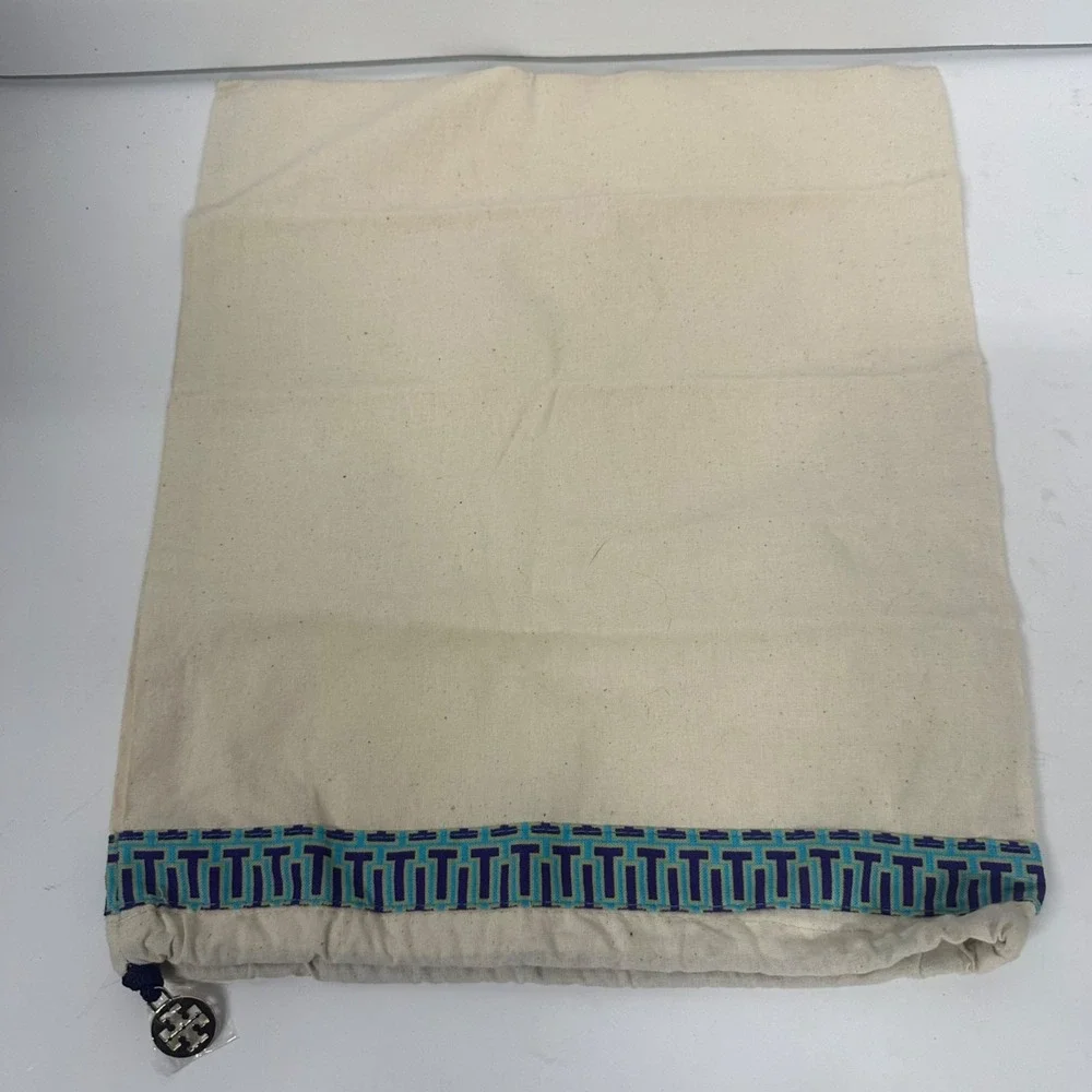 Tory Burch Drawstring Dust Cloth Bag 15 X 12 Never Used